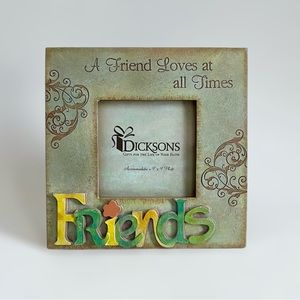 Dicksons A Friend Loves At All Times Friendship Multicolor Resin Picture Frame